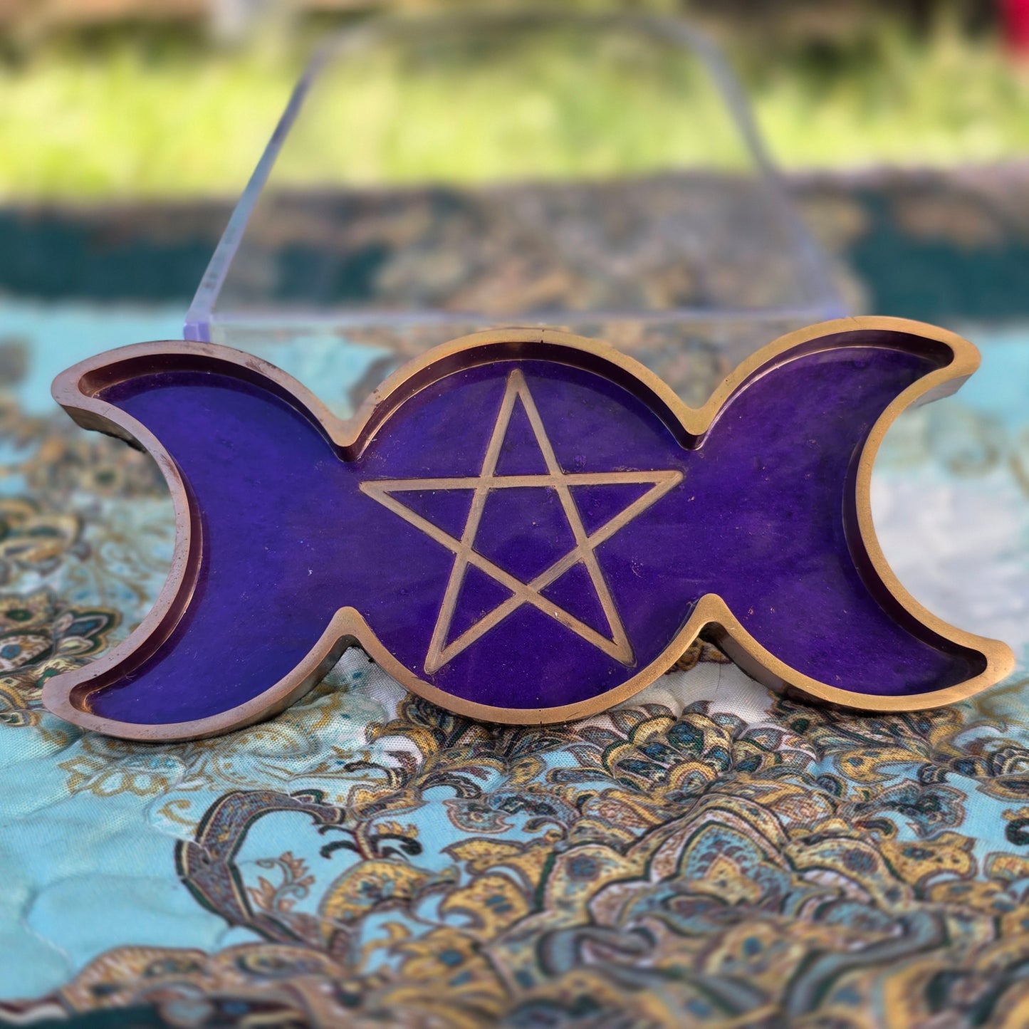 Maiden Mother Chrone Pentacle Tray