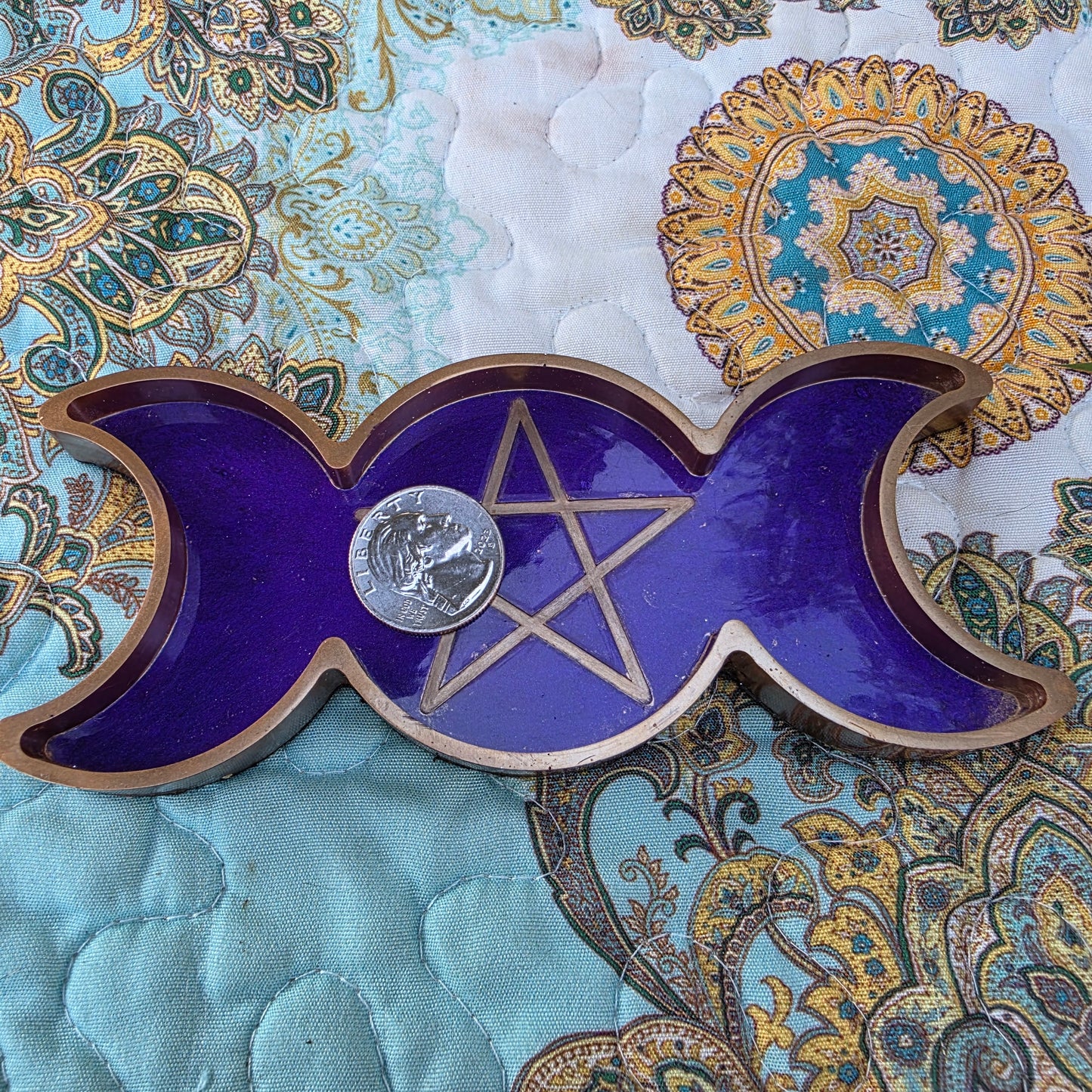 Maiden Mother Chrone Pentacle Tray