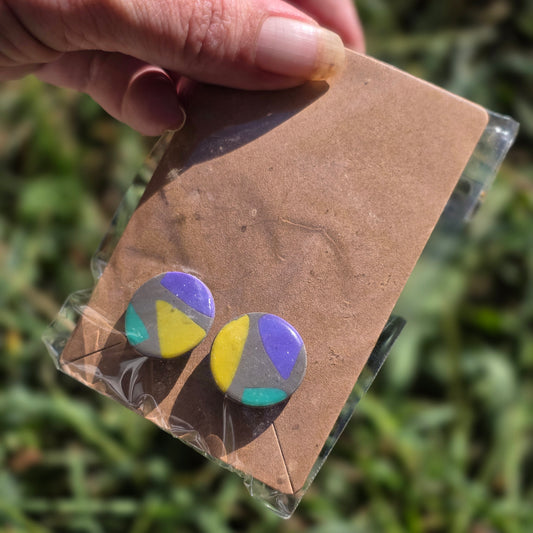 Geometric Peg Earrings