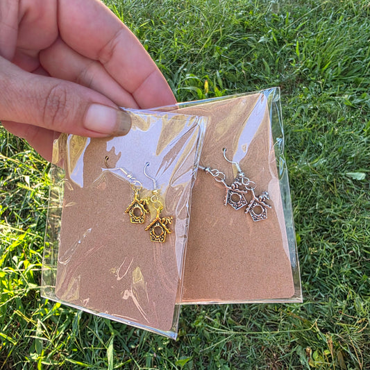 Birdhouse Earrings